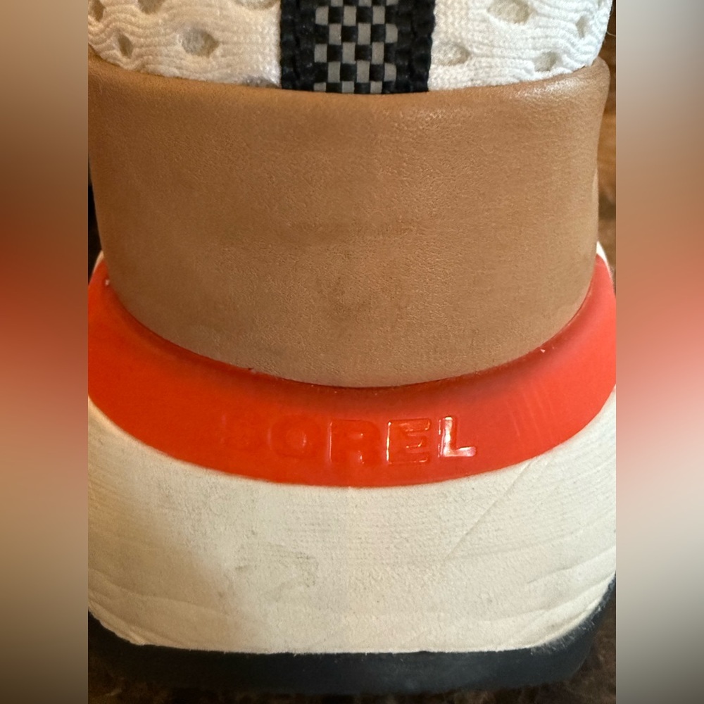 Sorel Women's White, Black & Tan Slip-On Sneakers - Picture 14 of 15
